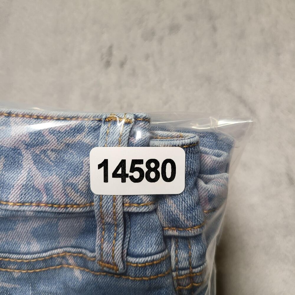 Style&co. Jeans Womens 10 Blue Straight Light Wash Floral Stretch - Picture 10 of 10